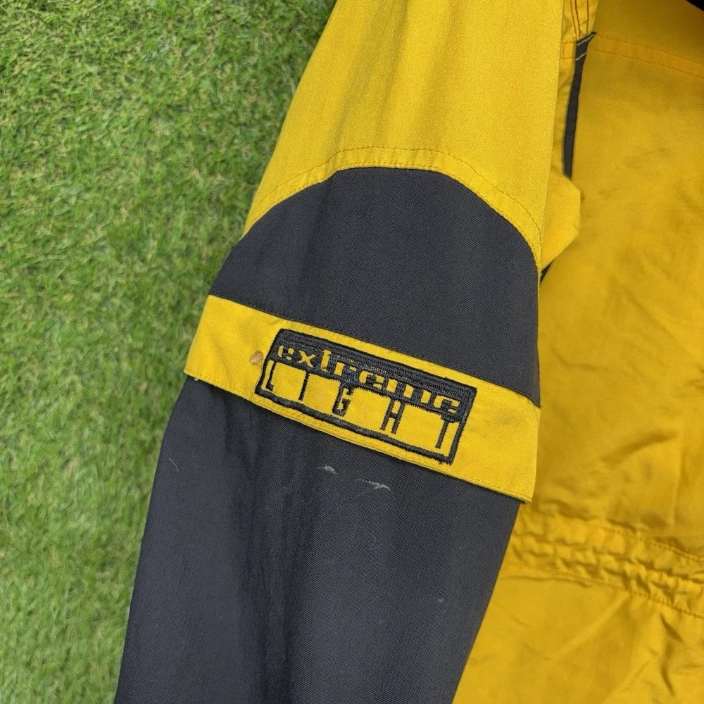 Vintage The North Face Jacket Mens Medium Yellow Extreme Light Ski Coat 90s Rare